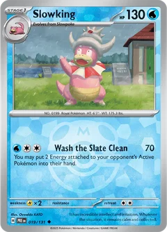 Slowking Master Ball Holo 19